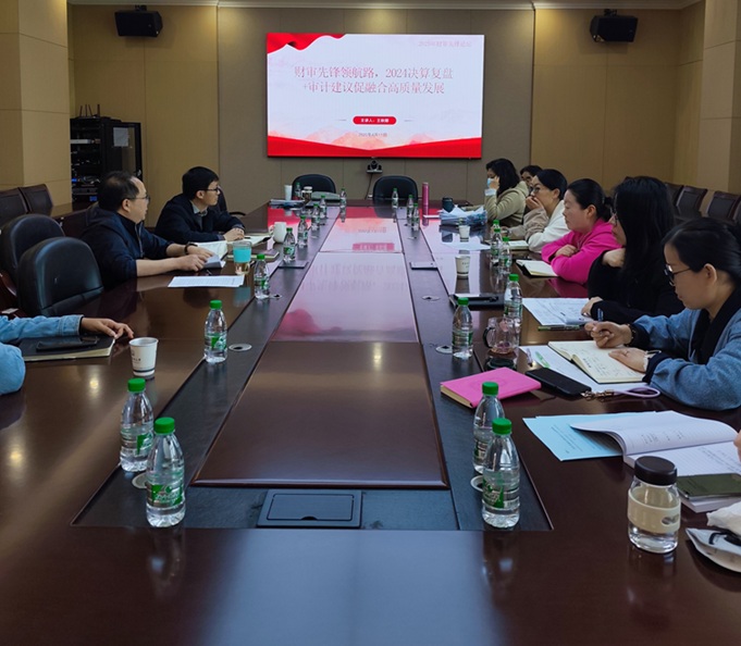 “财审先锋领航路，2024决算复盘+审计促融合高质量发展”党